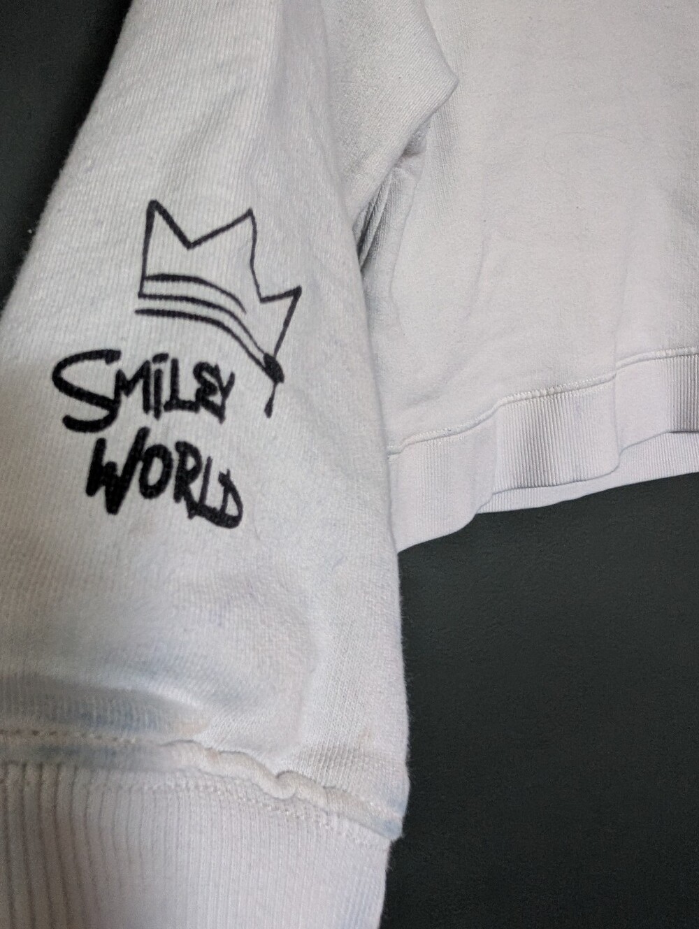 Zara White Sweatshirt Collab With Smiley World Girls 11-12 - Picture 4 of 5
